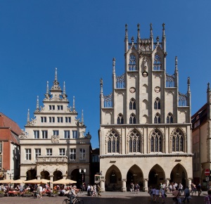 Münster Town Hall (Press Office Münster / MünsterView) Rathaus von Münster (Presseamt Münster / MünsterView)